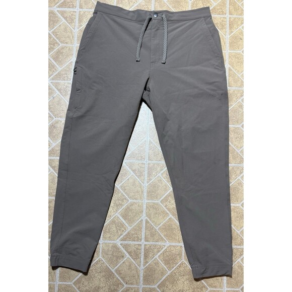 Patagonia Jogger Pants Men’s XL Brown Performance Tapered Hiking Nylon Blend - Picture 2 of 9